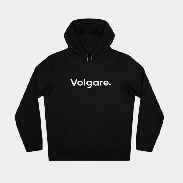 Volgare Essential Black Hoodie