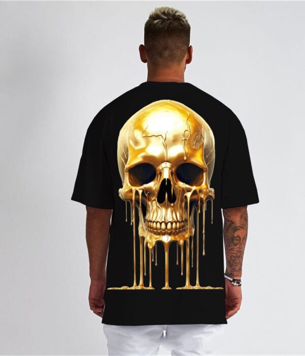 Volgare Skull Back Black  T-shirt